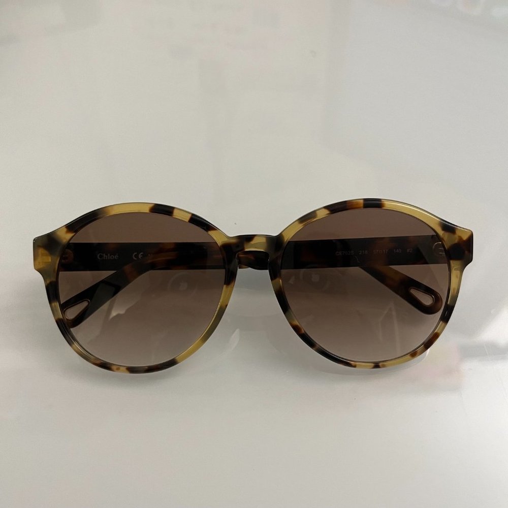 CHLOE CE762S 57mm in Havana Sunglasses MSRP$420 - Picture 6 of 6